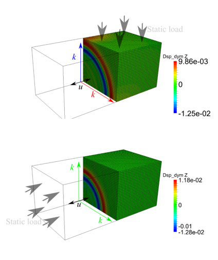 Simulation of wave propagation in biological tissue for elastography (thesis W. Ye)